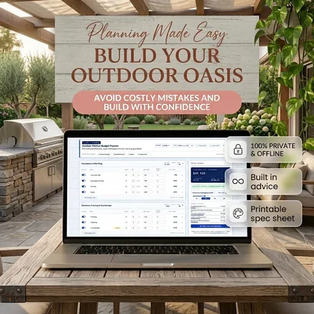 Outdoor Kitchen Budget Planner